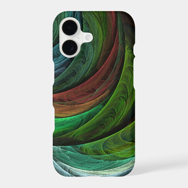 Colour Glory Modern Abstract Art Pattern Elegant iPhone Case (Back)