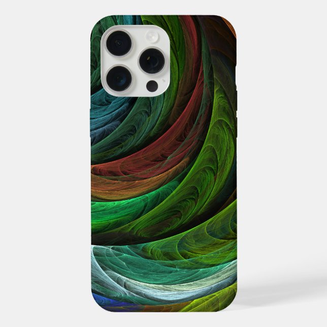 Colour Glory Modern Abstract Art Pattern Elegant iPhone Case (Back)