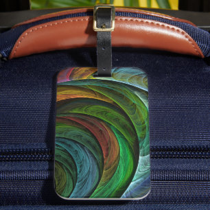 Colour Glory Modern Abstract Art Pattern Elegant Luggage Tag