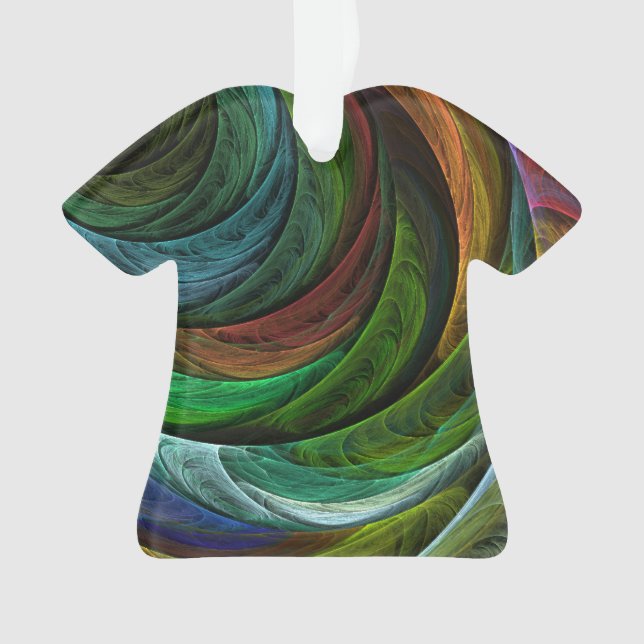 Colour Glory Modern Abstract Art Pattern Elegant Ornament (Front)