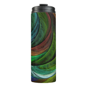 Colour Glory Modern Abstract Art Pattern Elegant Thermal Tumbler