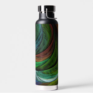 Colour Glory Modern Abstract Art Pattern Elegant Water Bottle