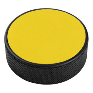 colour gold hockey puck