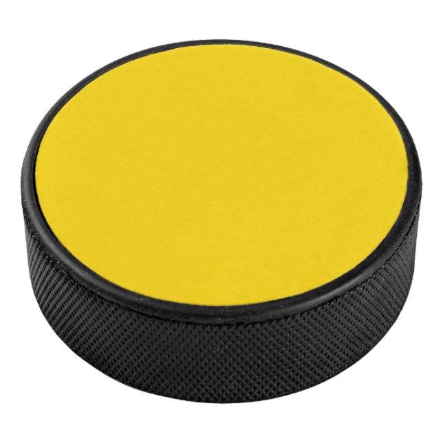 colour gold hockey puck (3/4)