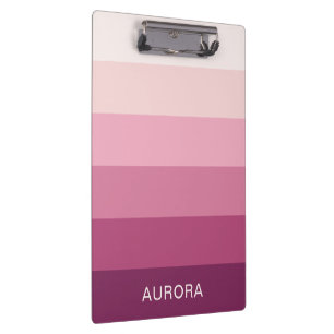 Colour Gradient Back to School - Custom Name Clipboard