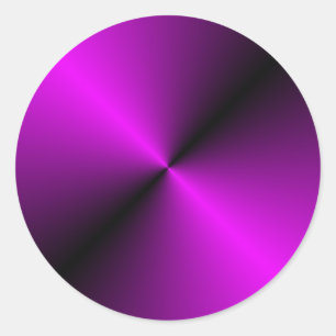 colour gradient  classic round sticker