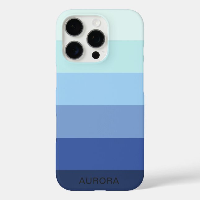 Colour Gradient - Custom Name  Case-Mate iPhone Case (Back)