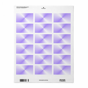 colour gradient label