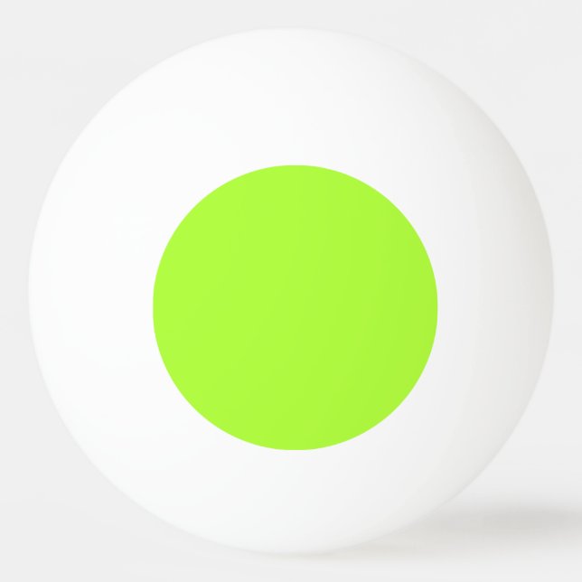 colour green yellow ping pong ball (Back)