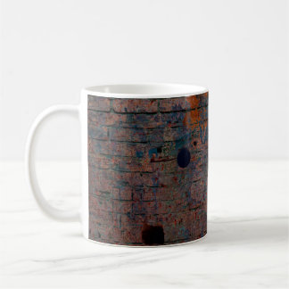Colour grunge wall background. Various colour patt Coffee Mug