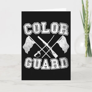 Colour Guard Captain Nd Dad Drumline Dad Father's Card
