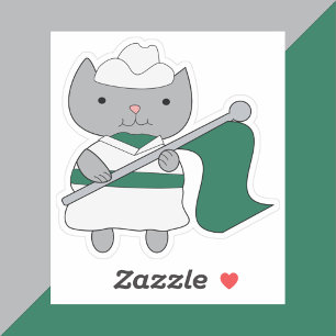 Colour Guard Cat Parade Green White