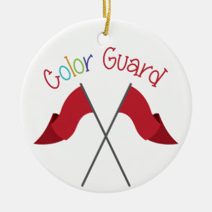 Colour Guard Ceramic Tree Decoration