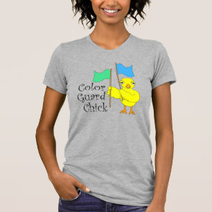 Colour Guard Chick Text T-Shirt