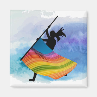 Colour Guard Flag Bright Magnet