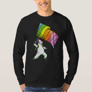 Colour Guard For Kids Unicorn Flag Girls Boys T-Shirt