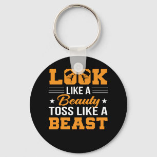 Colour Guard Like Beauty Toss Like Beast Key Ring