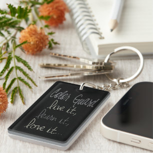 Colour Guard Live It Learn It Love It Keychain