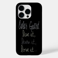 Colour Guard Live It Learn It Love It Quote