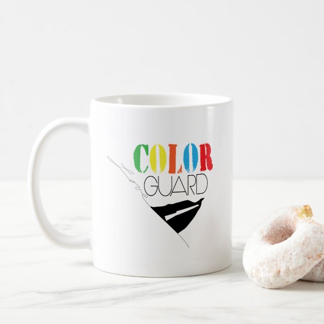 Colour Guard  Love Colour Guard Coffee Mug (With Donut)