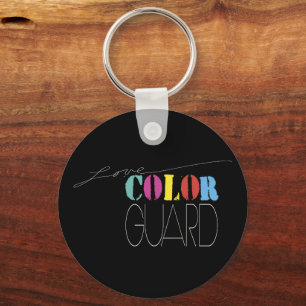 Colour Guard "Love Colour Guard" Key Ring