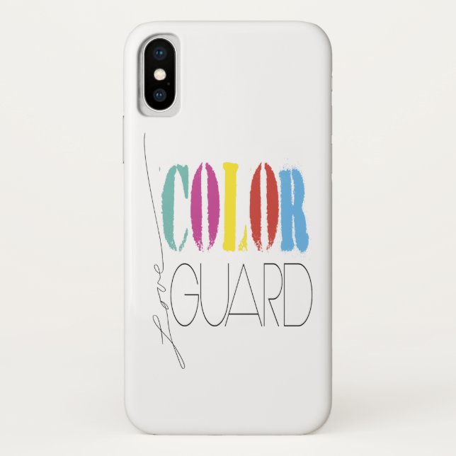 Colour Guard Love Colour Guard Text Case-Mate iPhone Case (Back)