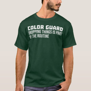 Colour Guard Marching Band Baton Sabre Funny Colou T-Shirt