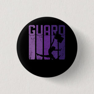 Colour Guard Marching Band Flag Girl Cheerleading  3 Cm Round Badge