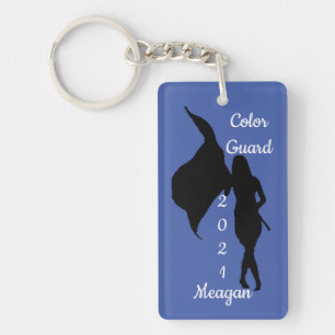 Colour Guard Personalised Keychain