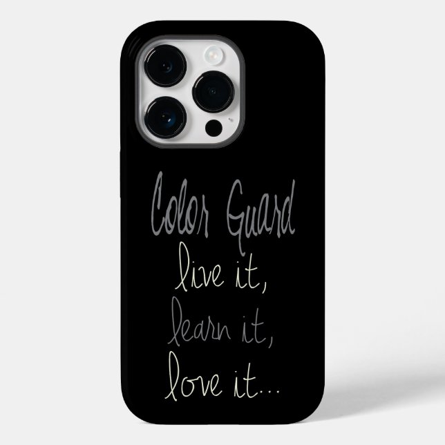 Colour Guard Quote Live It, Learn It, Love It Case-Mate iPhone Case (Back)