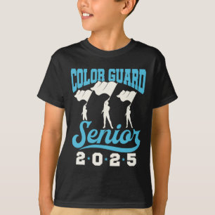 Colour Guard Senior 2025 Flags Marching Nd Graduat T-Shirt