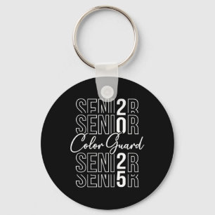 Colour Guard Senior Hearts Cl Of 2025 Senior Colou Key Ring