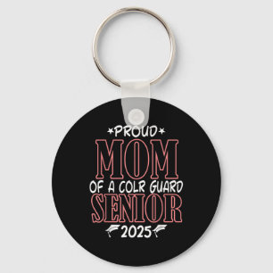 Colour Guard Senior Mum Cl Of 2025 Graduation Funn Key Ring
