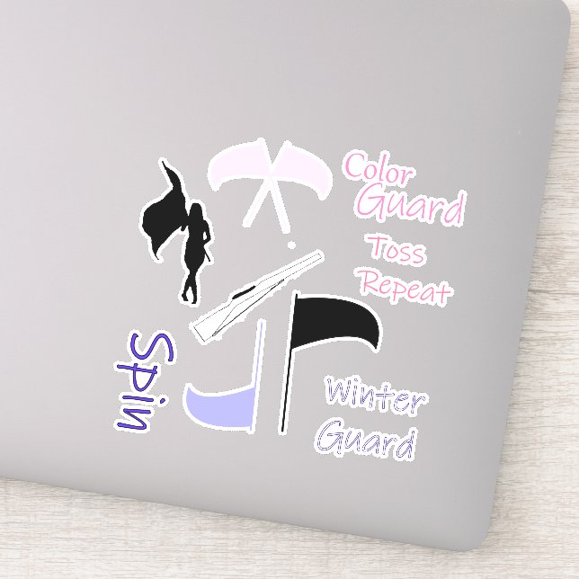 Colour Guard Stickers (Detail)