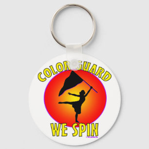 Colour Guard... We Spin Key Ring