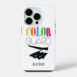 Colour Guard With Flag Rifle Customisable Name iPhone 14 Pro Case
