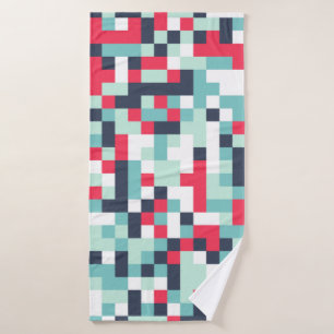 Colour Halftone Background. Abstract Multicolor Te Bath Towel