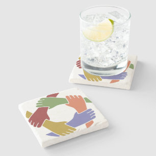 Colour Hand's Stone Coaster