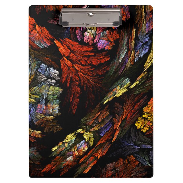 Colour Harmony Abstract Art Clipboard (Front)