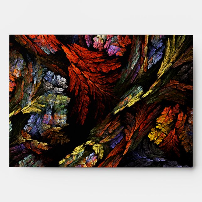 Colour Harmony Abstract Art Envelope (Front)