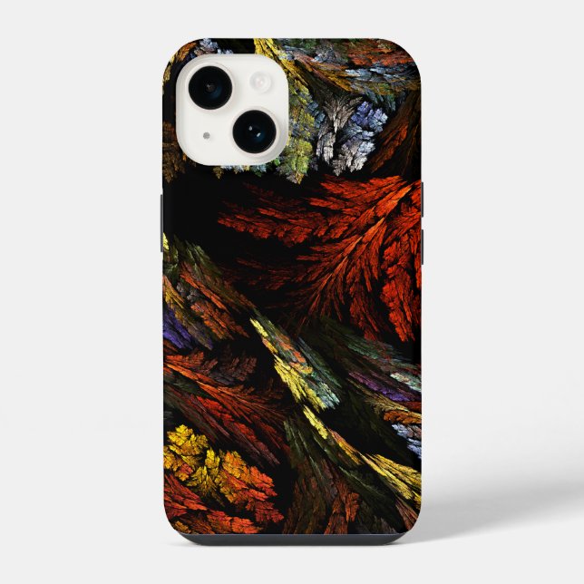 Colour Harmony Abstract Art iPhone Case (Back)