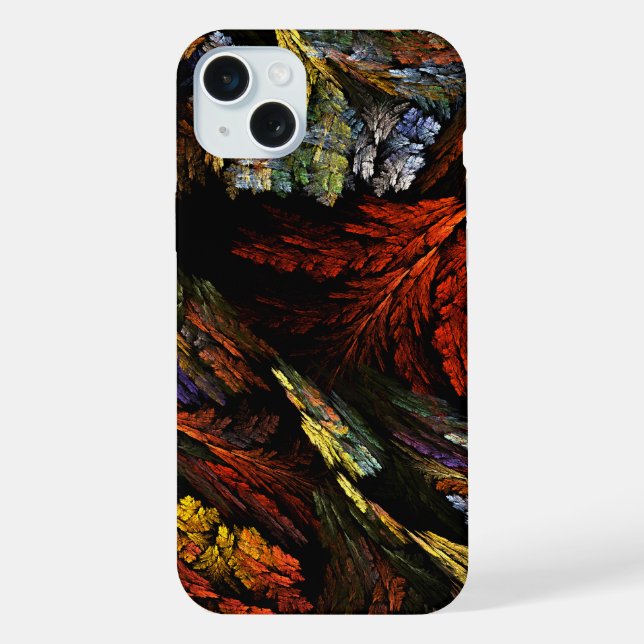 Colour Harmony Abstract Art iPhone Case (Back)