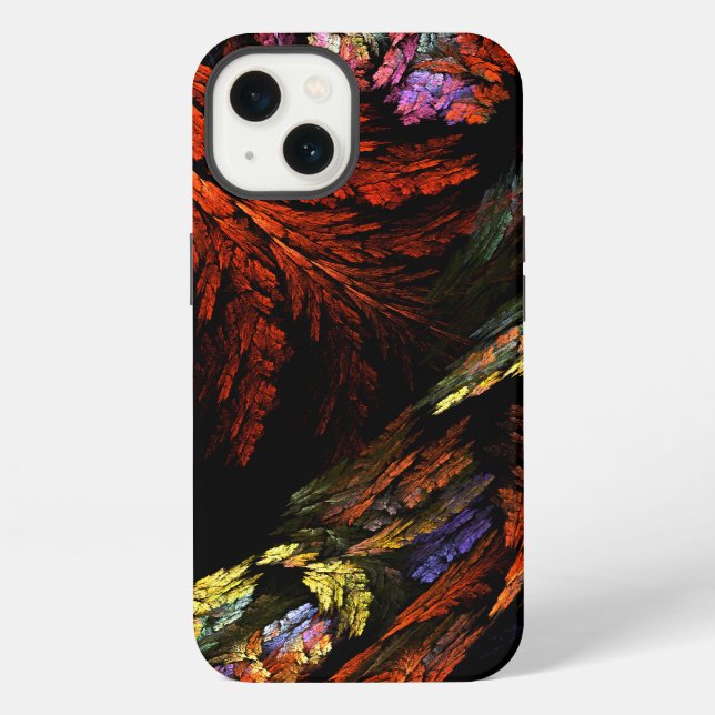 Colour Harmony Abstract Art iPhone Case (Back)