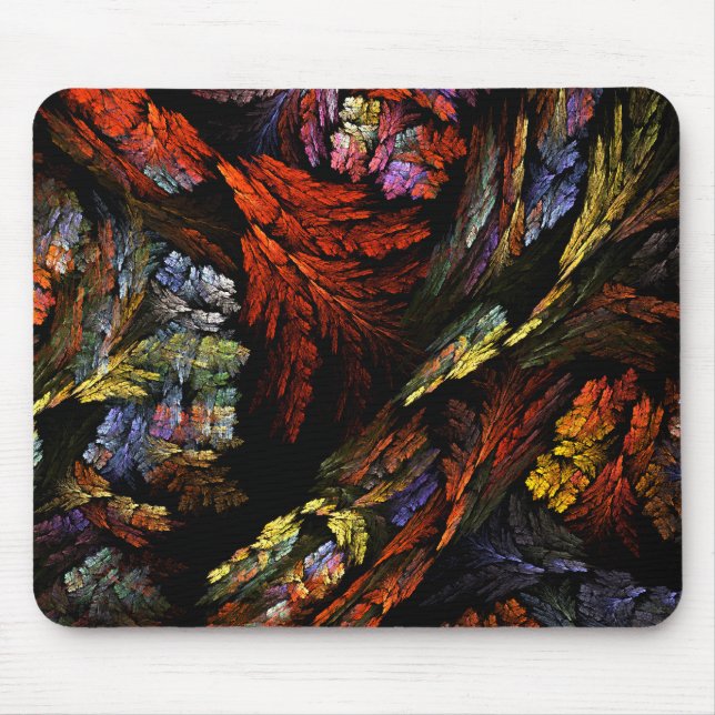 Colour Harmony Abstract Art Mousepad (Front)
