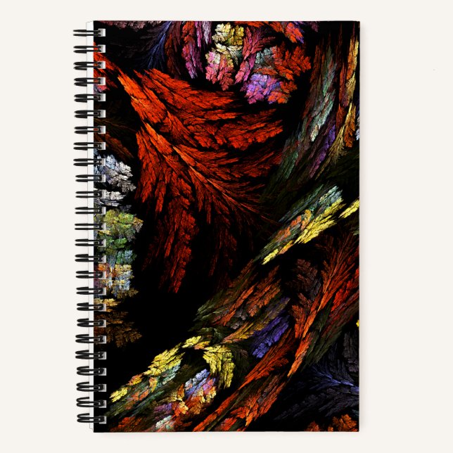 Colour Harmony Abstract Art Notebook (Front)