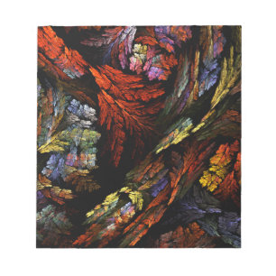 Colour Harmony Abstract Art Notepad