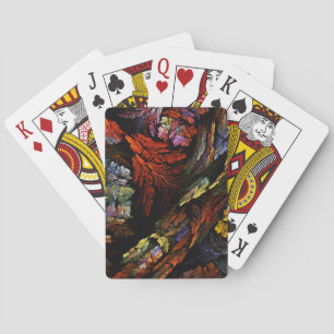 Colour Harmony Abstract Art Playing Cards