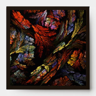Colour Harmony Abstract Art Square Envelope