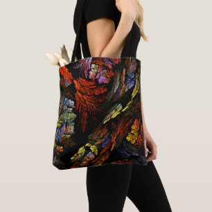 Colour Harmony Abstract Art Tote Bag
