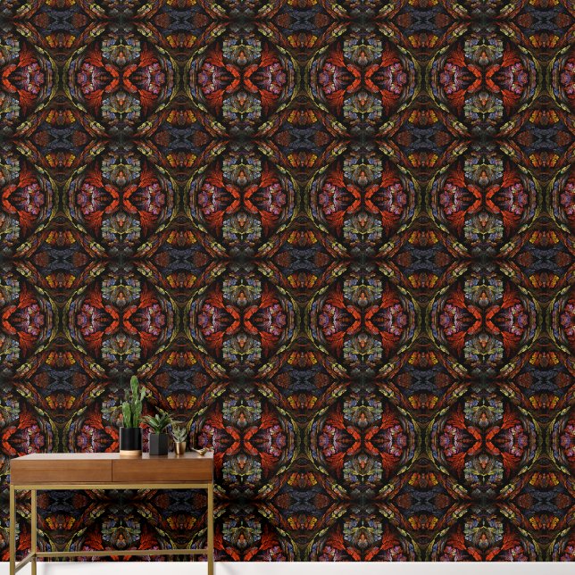 Colour Harmony Abstract Art Wallpaper (Hallway)
